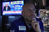 Wall Street tumbles after the Federal Reserve hints at just 2 rate cuts for 2025