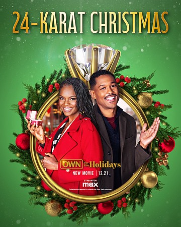 Addington’s third holiday movie “24-Karat Christmas” is set to debut on the Oprah Winfrey Network on Saturday, Dec. 21 and will stream on Max the following day. (Photo provided)