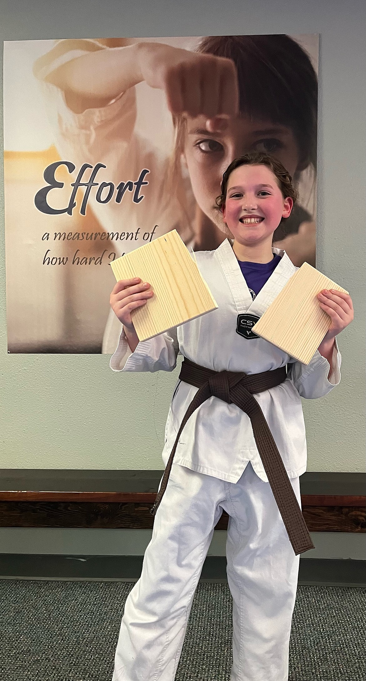 McKynzie Holland (Brown Belt) recently passed her belt test at Sandpoint Martial Arts.