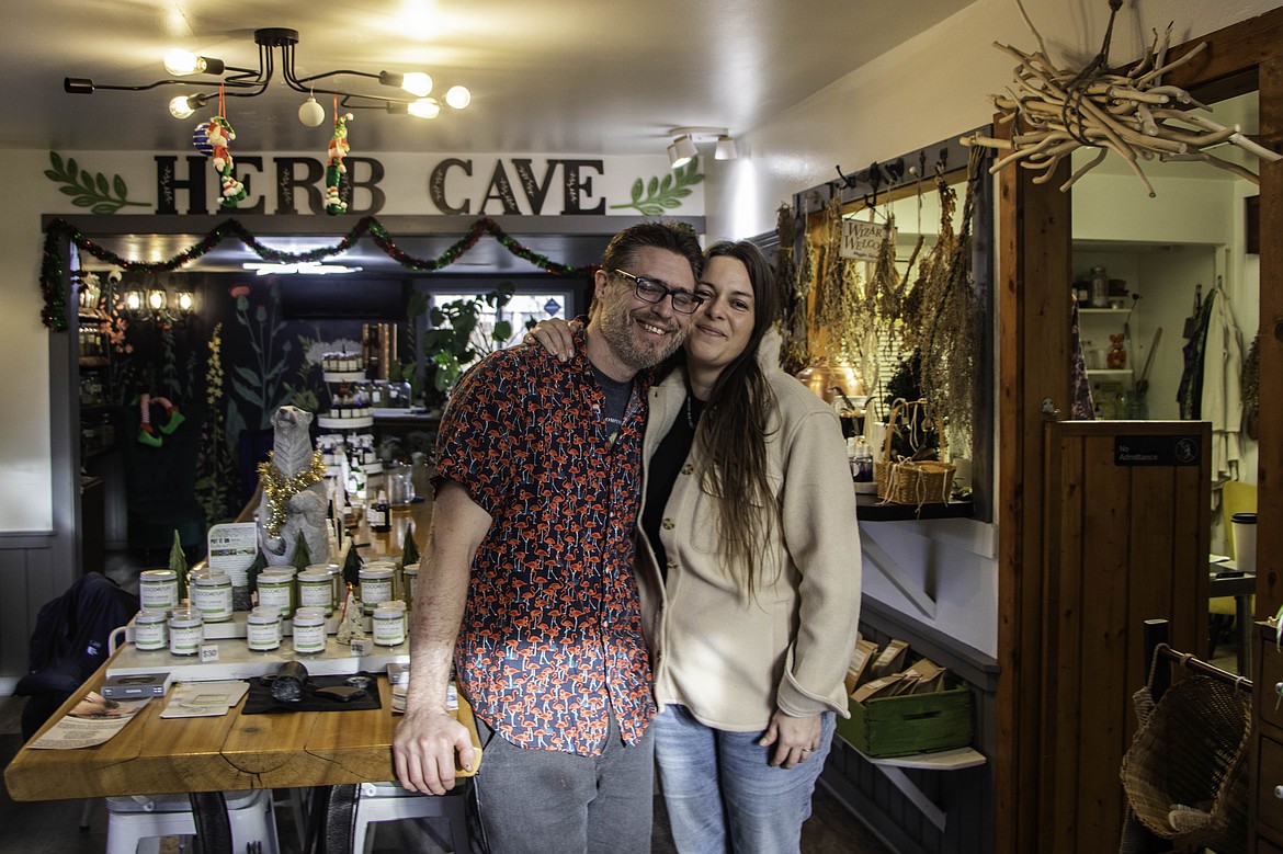 Michael and Maranda Johnson opened the Good Stuff Botanicals in Bigfork to create natural, organic skin care products. (Kate Heston/Daily Inter Lake)