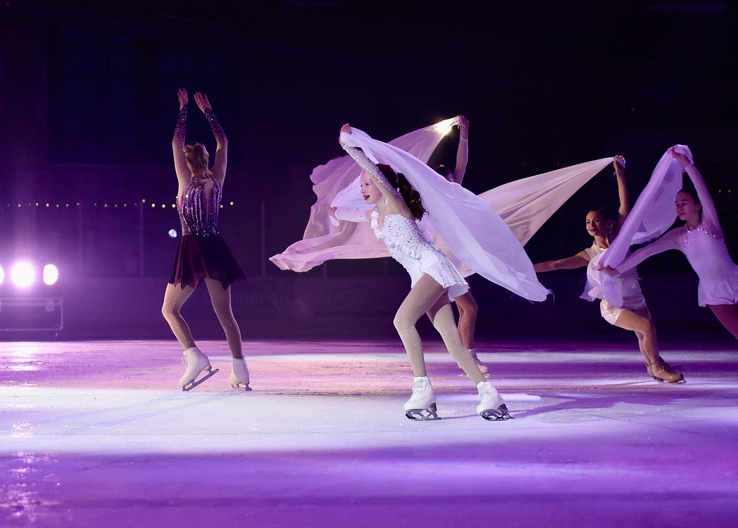 London Taylor at Glacier Skate Academy's Wonderland On Ice show Saturday, Dec. 21 at Stumptown Ice Den in Whitefish. (Matt Baldwin/Whitefish Pilot)