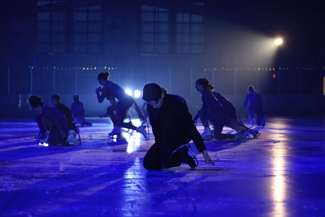 Braxten Quimby performs with Club skaters at Glacier Skate Academy's Wonderland On Ice show Saturday, Dec. 21 at Stumptown Ice Den in Whitefish. (Matt Baldwin/Whitefish Pilot)