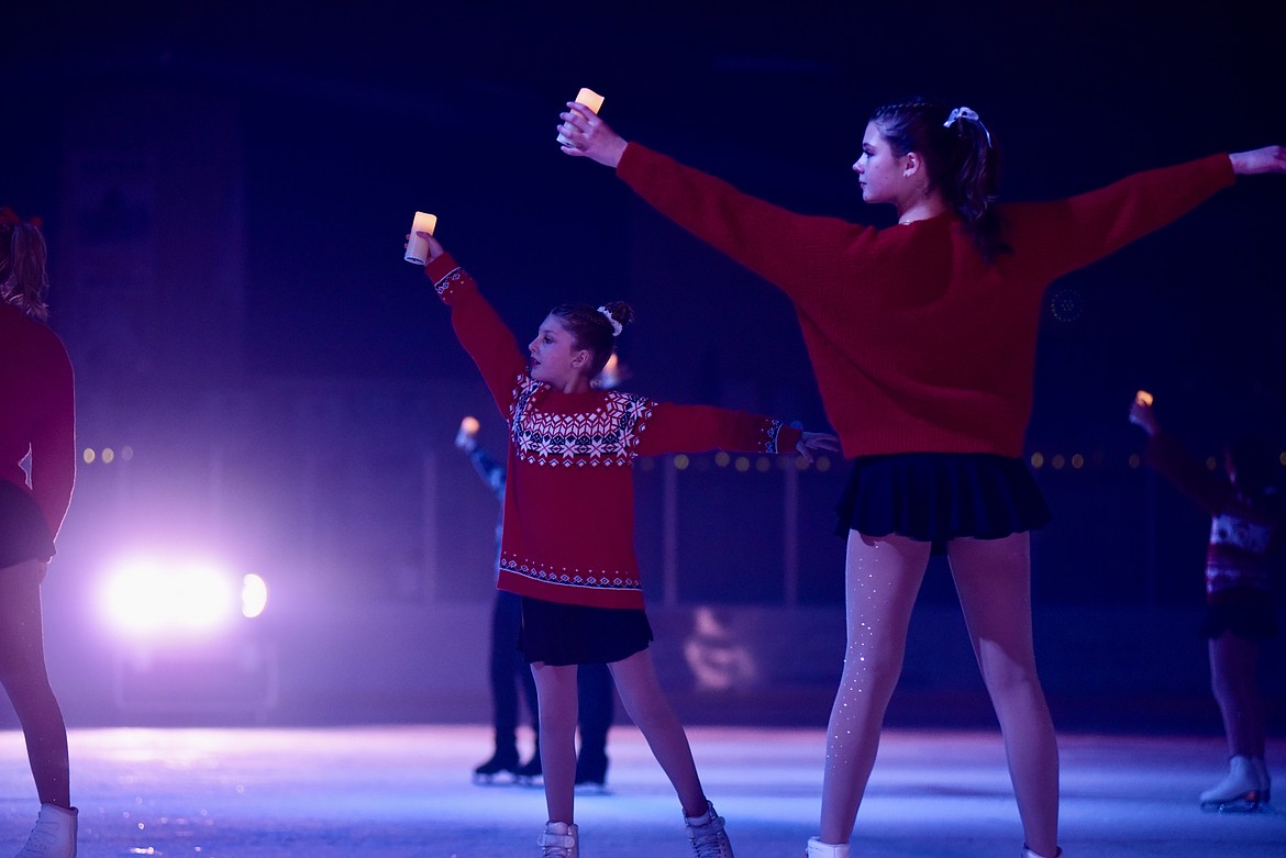 Spencer Warren joins the Club skaters at Glacier Skate Academy's Wonderland On Ice show Saturday, Dec. 21 at Stumptown Ice Den in Whitefish. (Matt Baldwin/Whitefish Pilot)