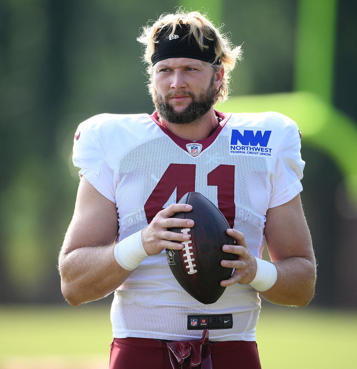 NICK WASS/Associated Press 
Former Coeur d'Alene High standout Colson Yankoff made the Washington Commanders as a tight end/special teams player.