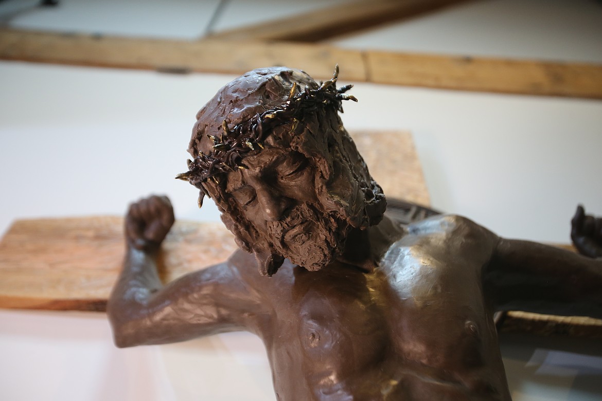 Coeur d'Alene artist completes sculpture of Jesus Christ on the