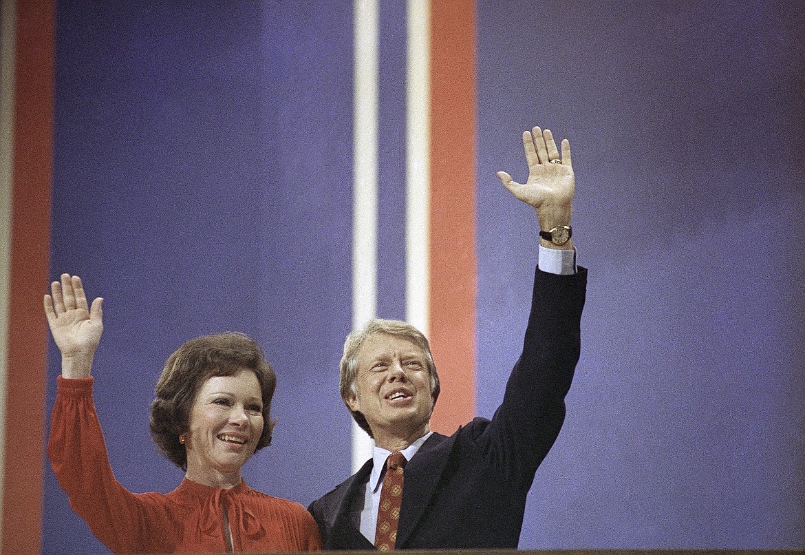 Former President Jimmy Carter and his wife of 77 years, Rosalynn Carter. The two have the longest marriage in the presidential history. Rosalynn died in 2023.