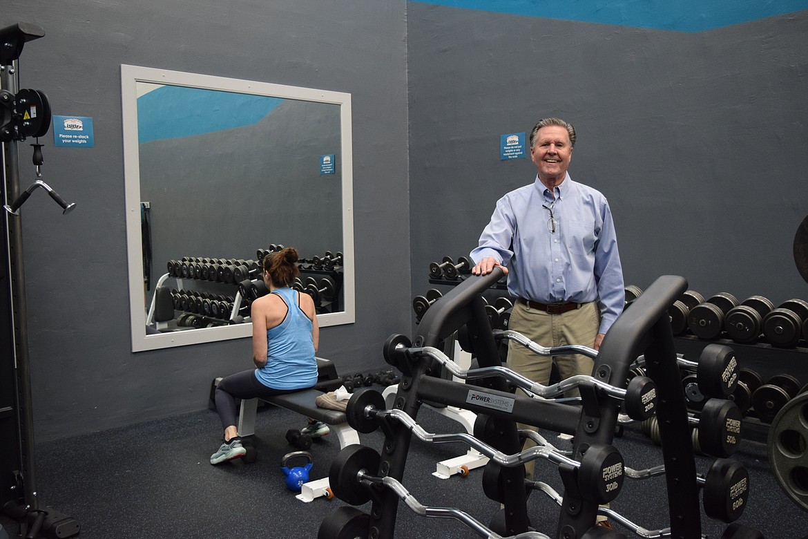 Mike Cellick recently opened a new free lifting portion of the athletic club. He said so far it has been a success, especially with women.