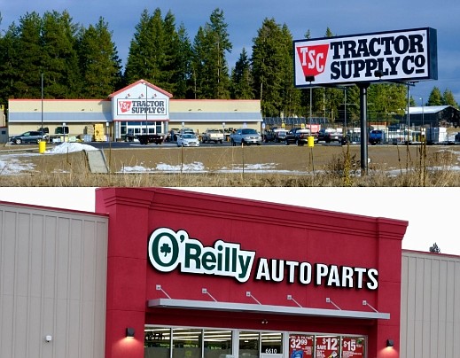 Tractor Supply Company soft opened in the Three Mile area on Black Friday, and its grand opening is Jan. 2-5. O'Reilly Auto Parts opened its doors Dec. 21.