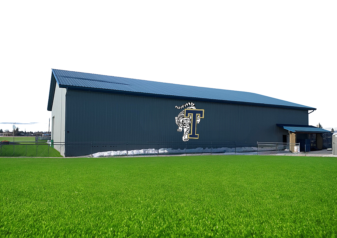 A rendering of the future Timberlake Fieldhouse.