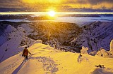 Gunsight Ridge: Above the clouds in Glacier National Park