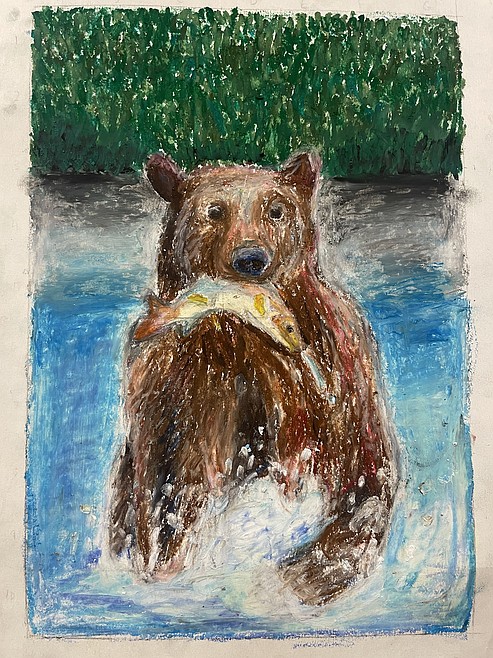 Student Art: 'Hungry Bear' by Stella Frisbee | Whitefish Pilot
