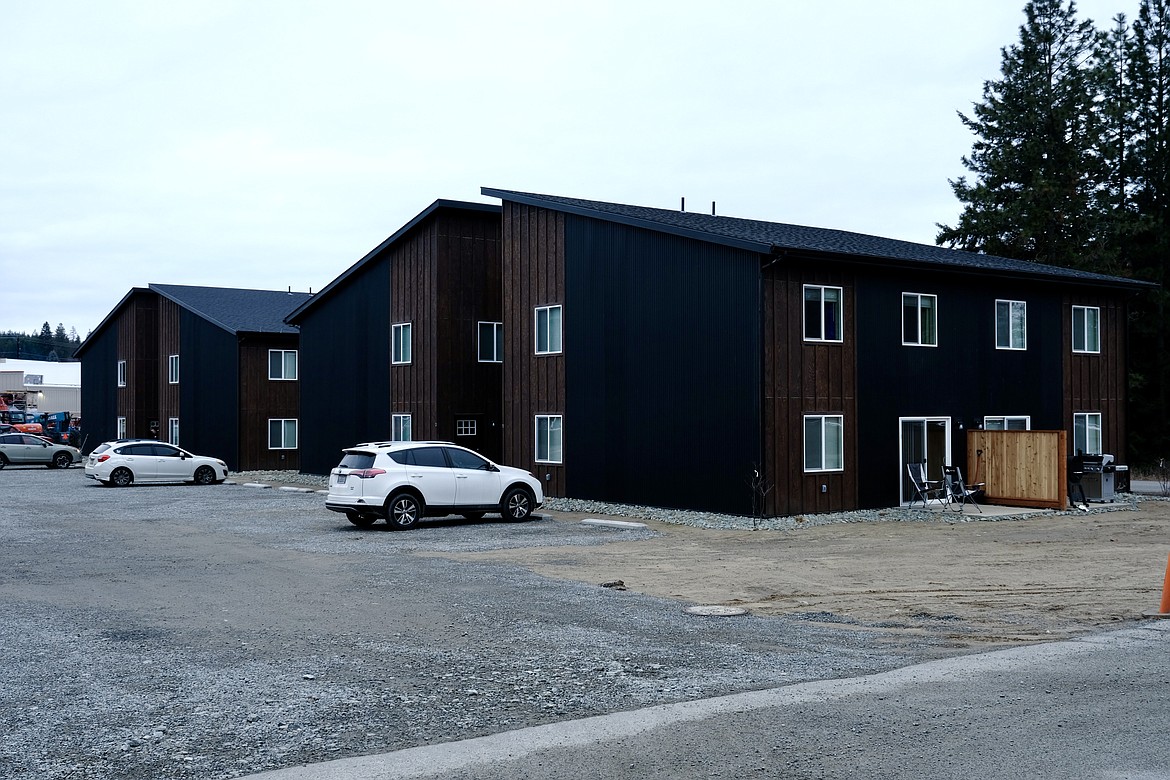 Construction recently finished on 32 three-bedroom, two-bathroom rental units in Bonners Ferry.