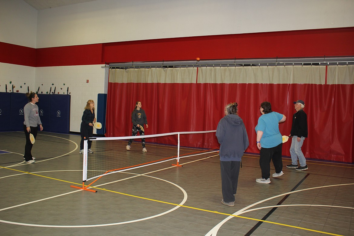 The Mineral County Rec Club is offering another pickleball class Sunday afternoon from 3 to 5 p.m. in the Superior Elementary School Gymnasium. It’s free for everyone to check out a sport that offers family fun with hopes of forming an organized group. (Monte Turner/Mineral Independent)