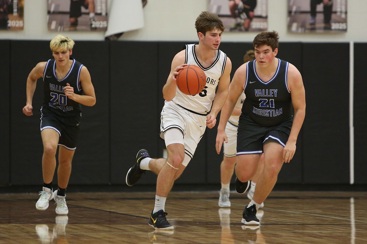 ACH sophomore Max Grindy scored 20 points in Tuesday’s win over Valley Christian, tying with teammate Josh Booker for a game-high in scoring.