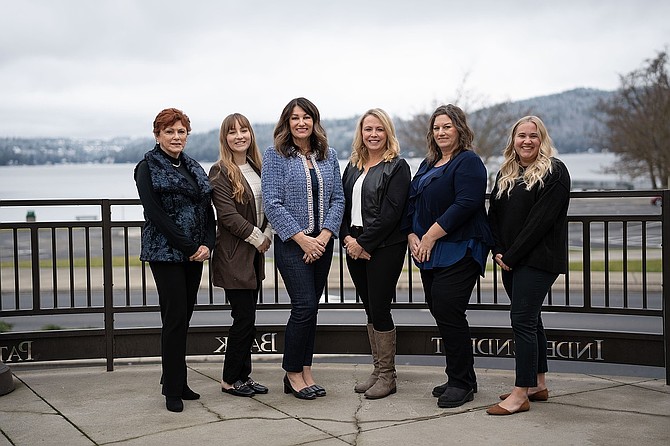 The Coeur d'Alene Regional Chamber's staff, from left, Joan Ford, Briana Francis, Linda Coppess, Kerri Jensen, Ann Wilkey and Bethany Parker.
Photo courtesy CDA Chamber