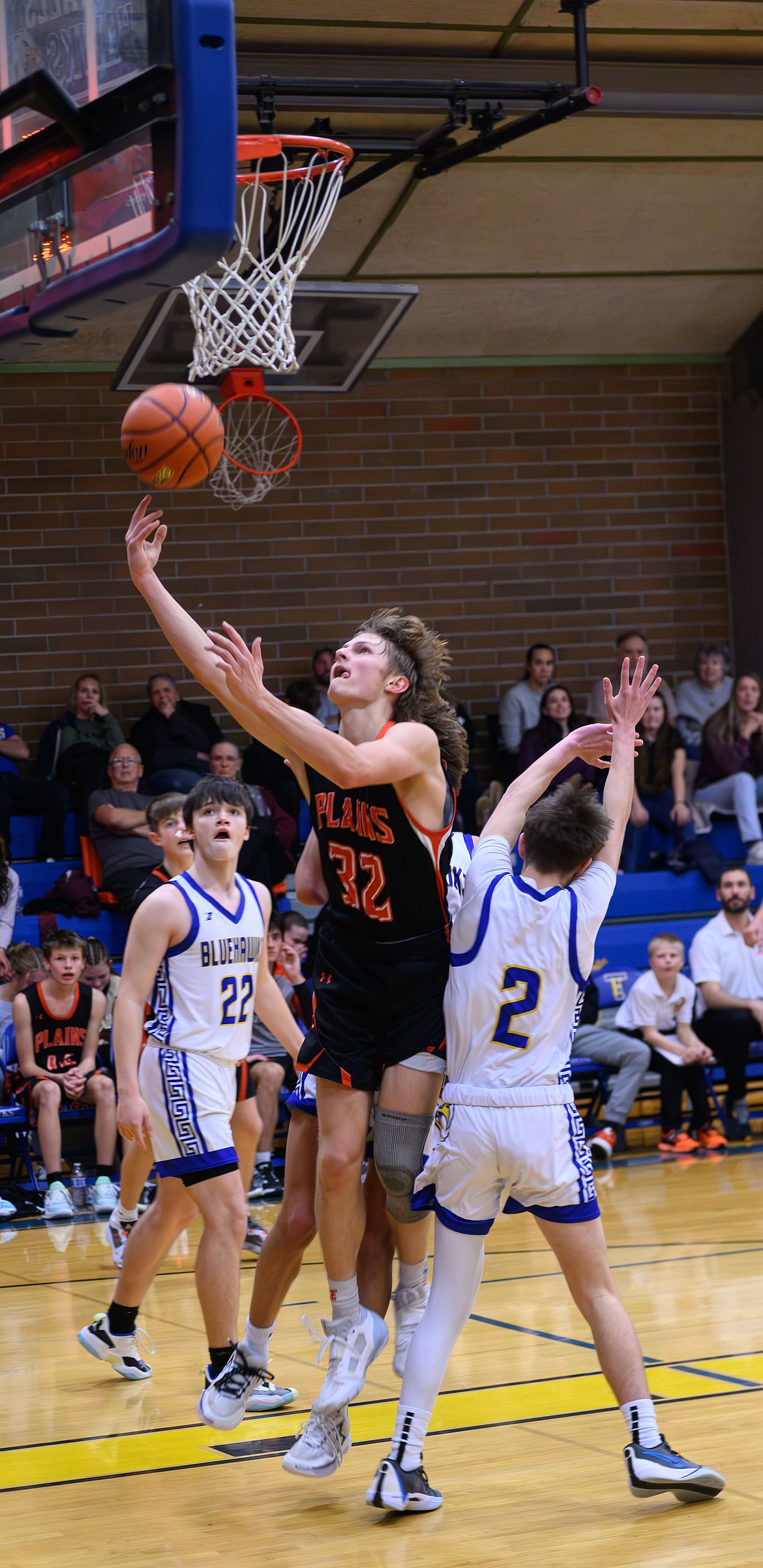 Plains Trotter Zayden Allen and Thompson Falls Bluehawk Jason Myers. (Tracy Scott/Valley Press)