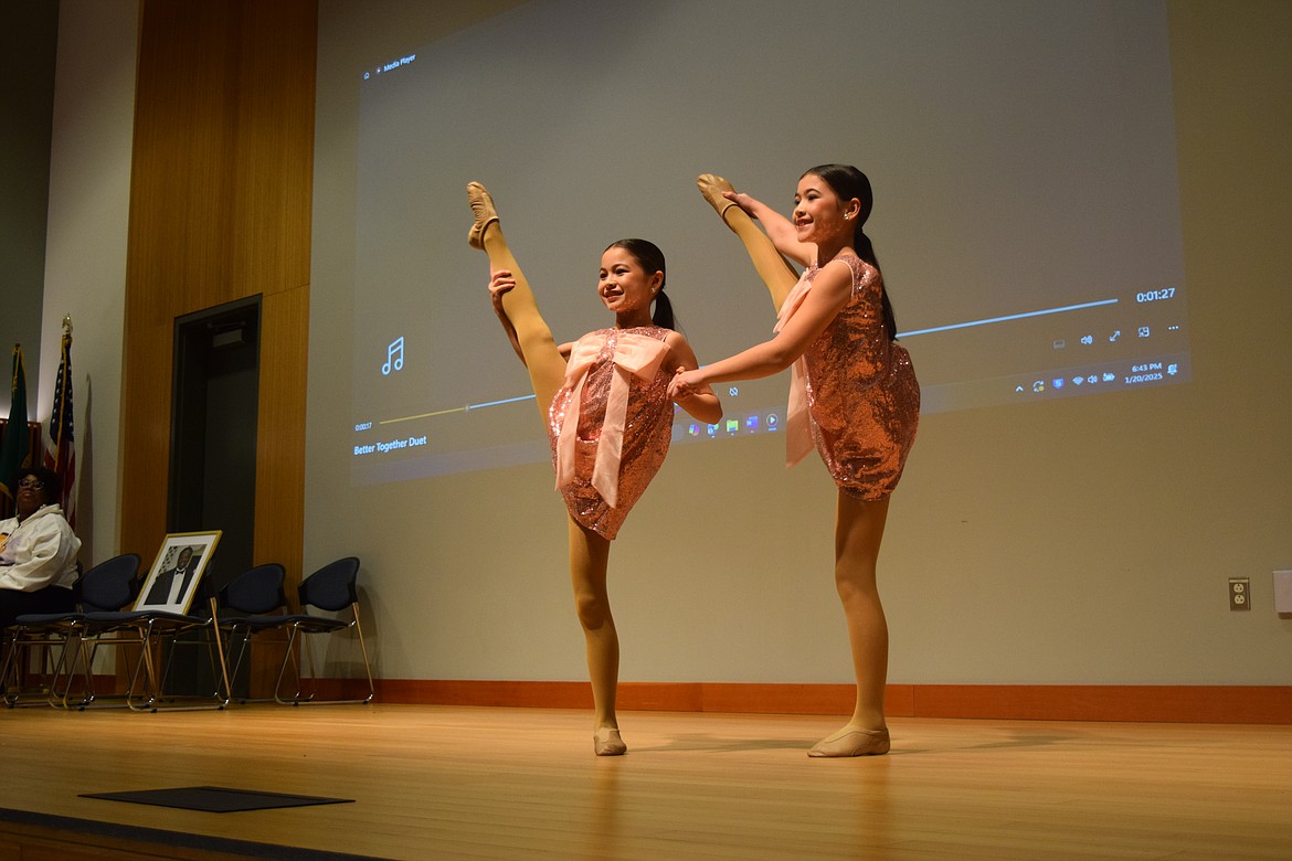 Ivy Reese and McKay Baker from Today’s Generation performed “Oo Child” during the Martin Luther King Jr. celebration.