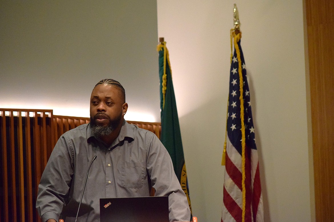 Emerson Ferguson, the main speaker of the MLK celebration event, gave a speech on how Martin Luther King was more than his “I have a dream speech.”