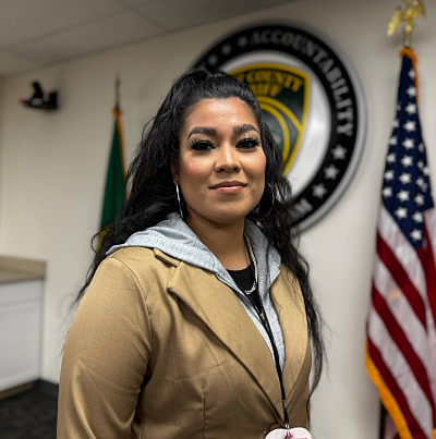 Lanny Abundiz began working with the Grant County Sheriff's Office earlier this month. While technically an employee of Renew, she works with deputies who encounter area residents, including suspects, facing mental health crises. She brings with her a passion for helping others and an understanding of how challenging mental health issues can be.