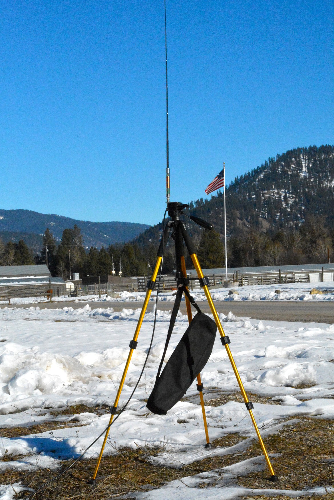 The Winter Field Day for Ham Radios was held on a chilly but beautiful blue bird Sunday afternoon this past weekend. (Mineral Independent/Amy Quinlivan)