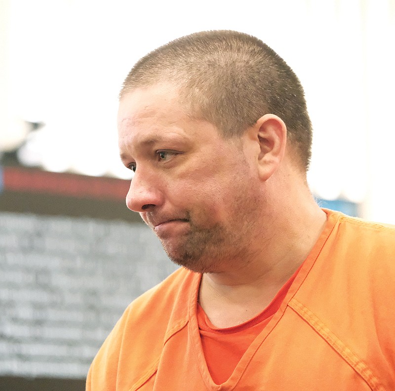 Jesse Lynn Reid appeared in Lincoln County District Court Monday, Feb. 10, 2025. (Paul Sievers/The Wester)