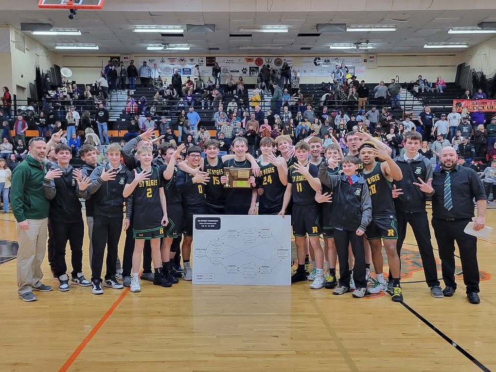 St. Regis at the Western 13C basketball tournament in Frenchtown. (St. Regis courtesy photo)