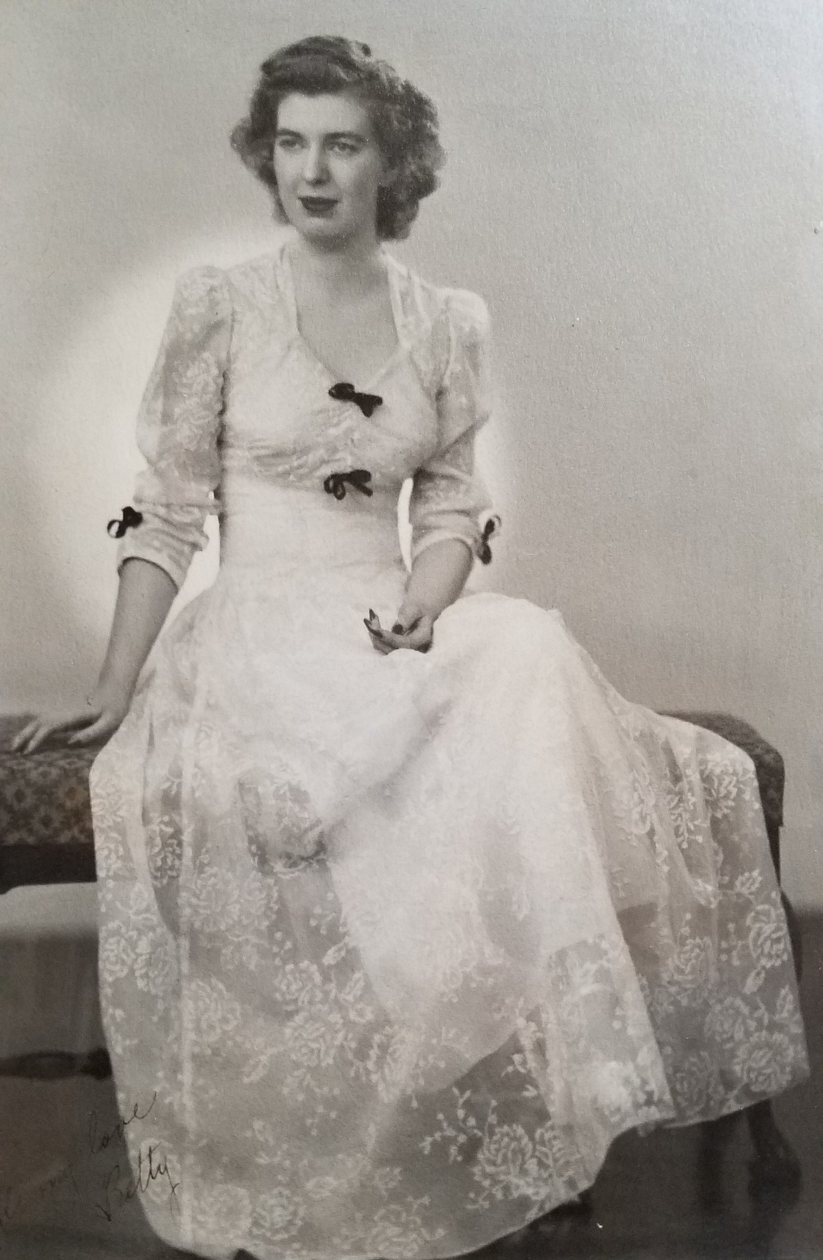 Betty Wallschlaeger, nee Prince, in high school.