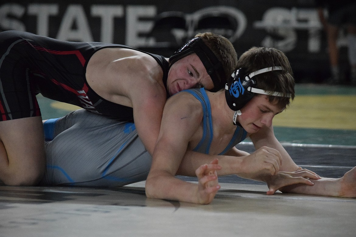 Porter Wood, 138, of Almira-Coulee/Hartline beat Quincy Paxton of Freeman by decision.