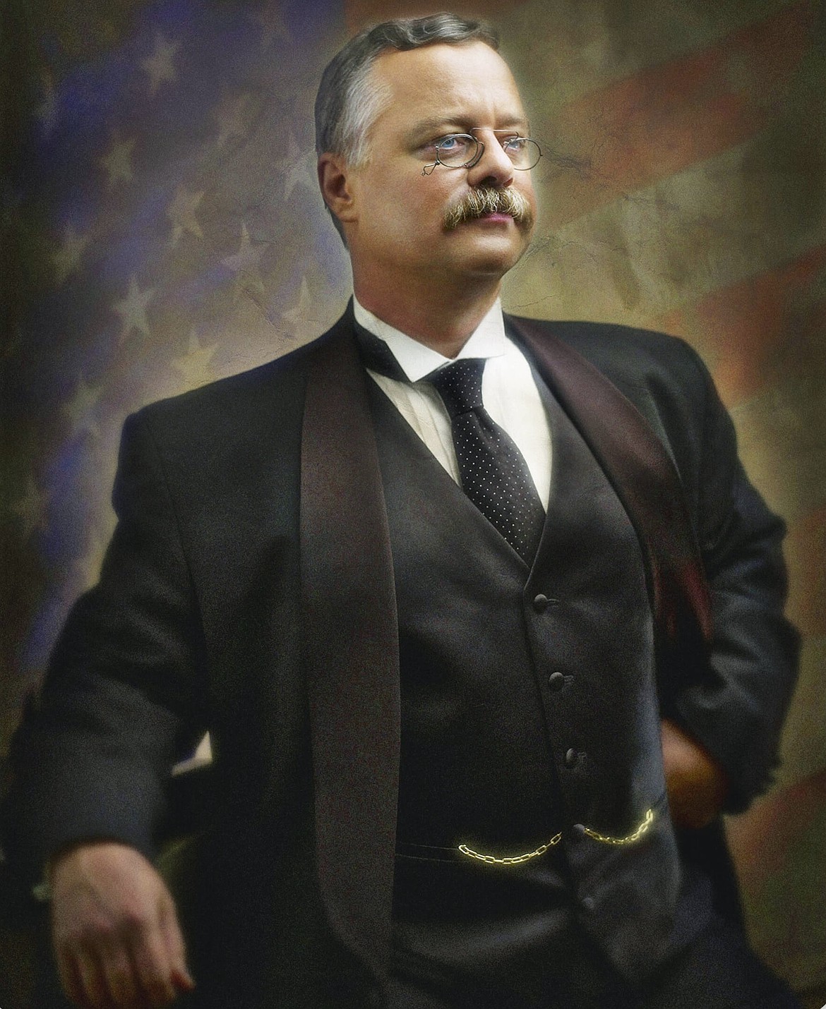 Joe Wiegand portrays the 26th president in The Teddy Roosevelt Show. (Courtesy photo)