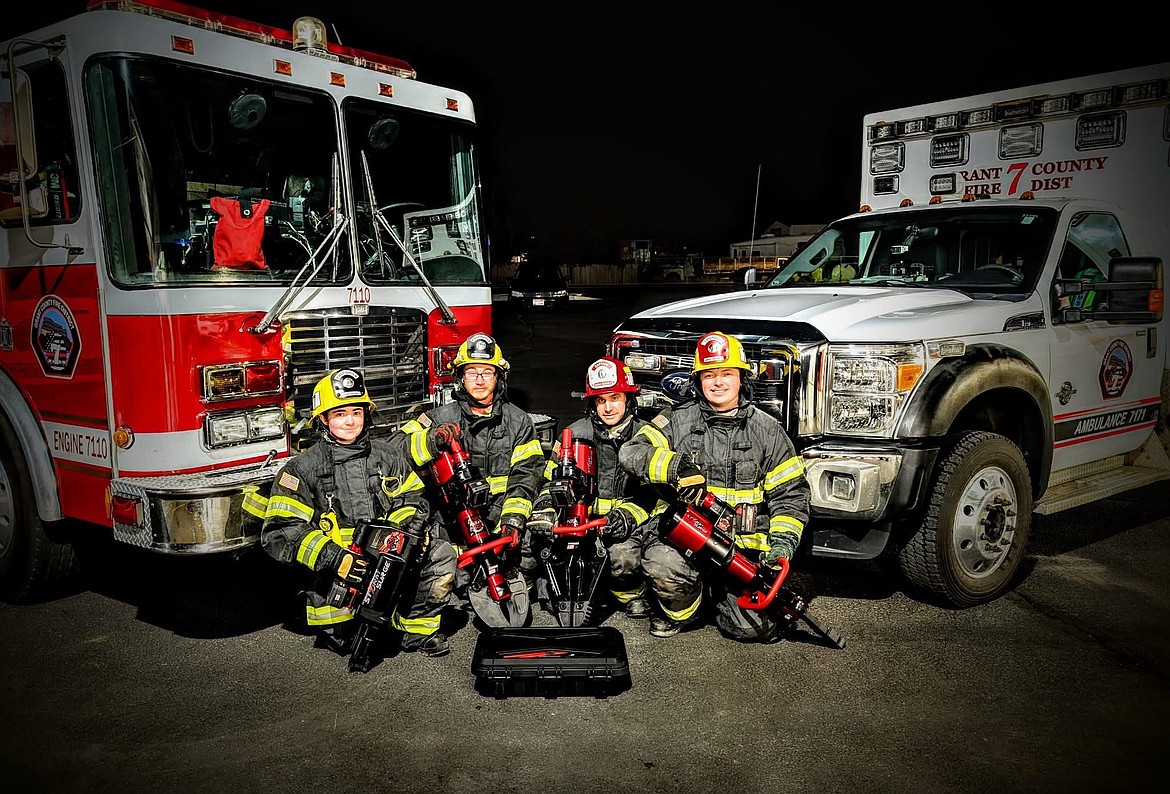 Grant County Fire District 7, based in Soap Lake, just got a new Jaws of Life rescue tool. The tool is used by firefighters and other emergency responders to free people trapped in vehicles or collapsed buildings. The department’s previous Jaws of Life dated back to the 1990s.