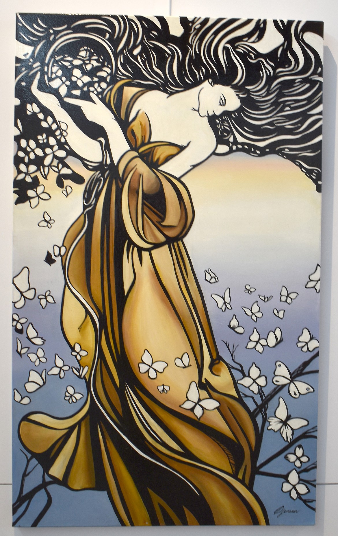 “Saving the World” is one of the earlier pieces in “A Road Less Traveled,” opening Friday at the Moses Lake Museum & Art Center.