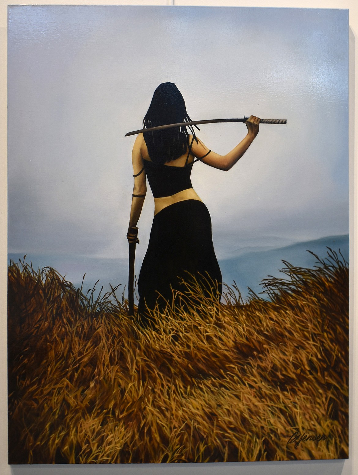 Female empowerment and defiance are strong themes in Patricia Jensen’s exhibition “A Road Less Traveled,” opening Friday at the Moses Lake Museum & Art Center.