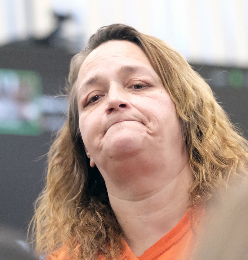 Rusti Dawn Miller appeared March 3, 2025, in Lincoln County District Court. (Paul Sievers/The Western News)