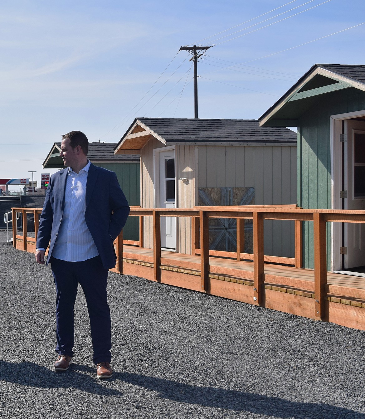 Grant County Commissioner Rob Jones attended the tour today. Jones is the commissioner assigned to the Grant County Homeless Task Force.