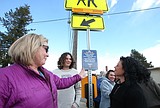 Post Falls Rotary dedicates crosswalks to honor Mark Jones, others
