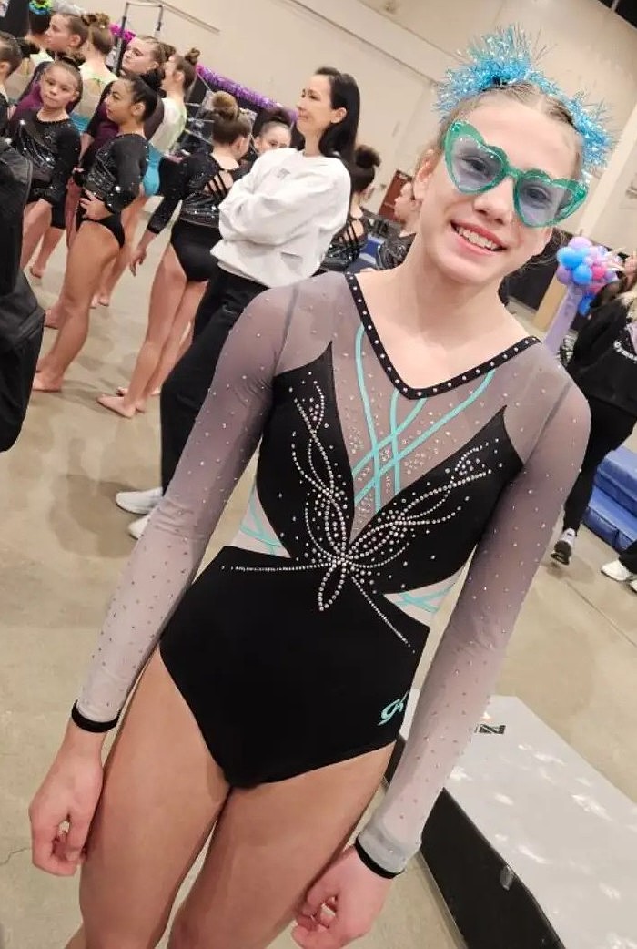 Courtesy photo
Technique Gymnastics Level 8 Madalynn Beggerly, 5th Place Vault, 5th Place Bars, 5th All Around at the state championships in Boise.