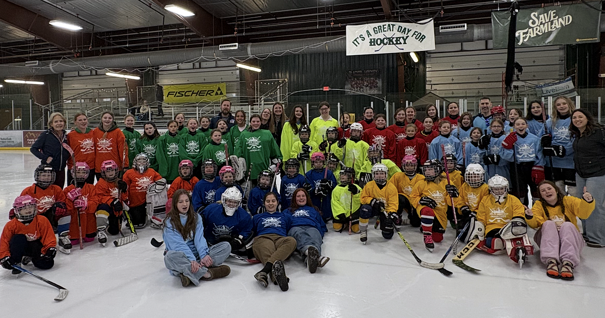 Young players learn, play at Girls Hockey Jamboree