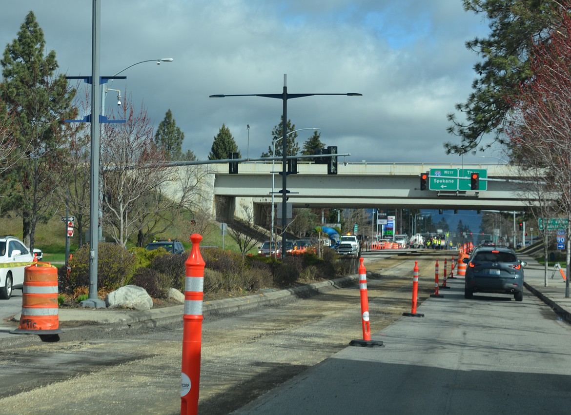 Construction picked back up on the Spokane Street rehabilitation project Monday, April 7 and runs through May 28.
Roadwork is concentrated between 4th Avenue and Seltice Way this spring.
