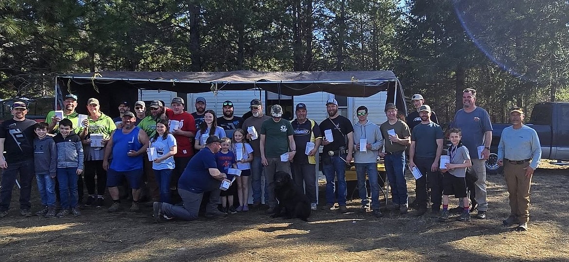 Almost 600 archers in total participated in last weekend's shoot, put on by Coeur d'Alene Bowmen.