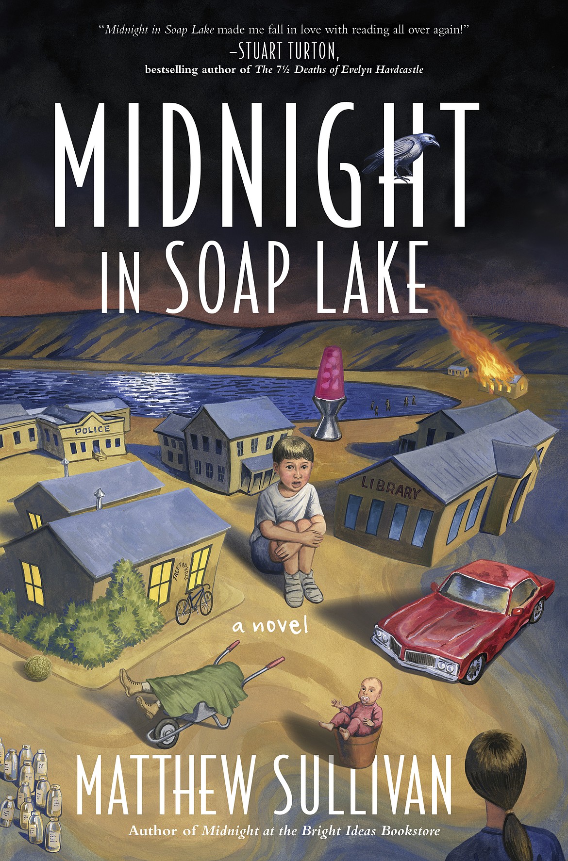 Soap Lake is the setting of a new mystery novel released Tuesday.