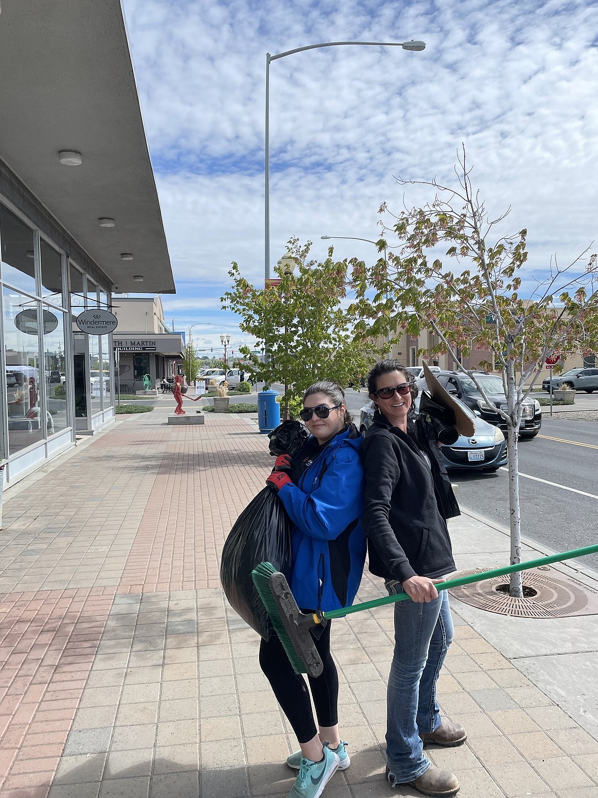 Armed with a broom, trash bags and a sense of community spirit, volunteers cleaned up the Moses Lake Downtown District last year. The annual event helps make downtown look nice and sets it up as a venue for a variety of community gatherings throughout the summer and into early fall.