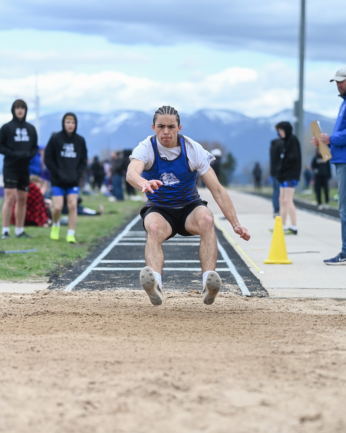 Mission’s Iyezk Umphrey finished second in the long jump and claimed the triple jump title with a leap of 39-03. (Christa Umphrey photo)