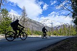 Hikers and bikers can go as far the Loop in Glacier National Park this weekend