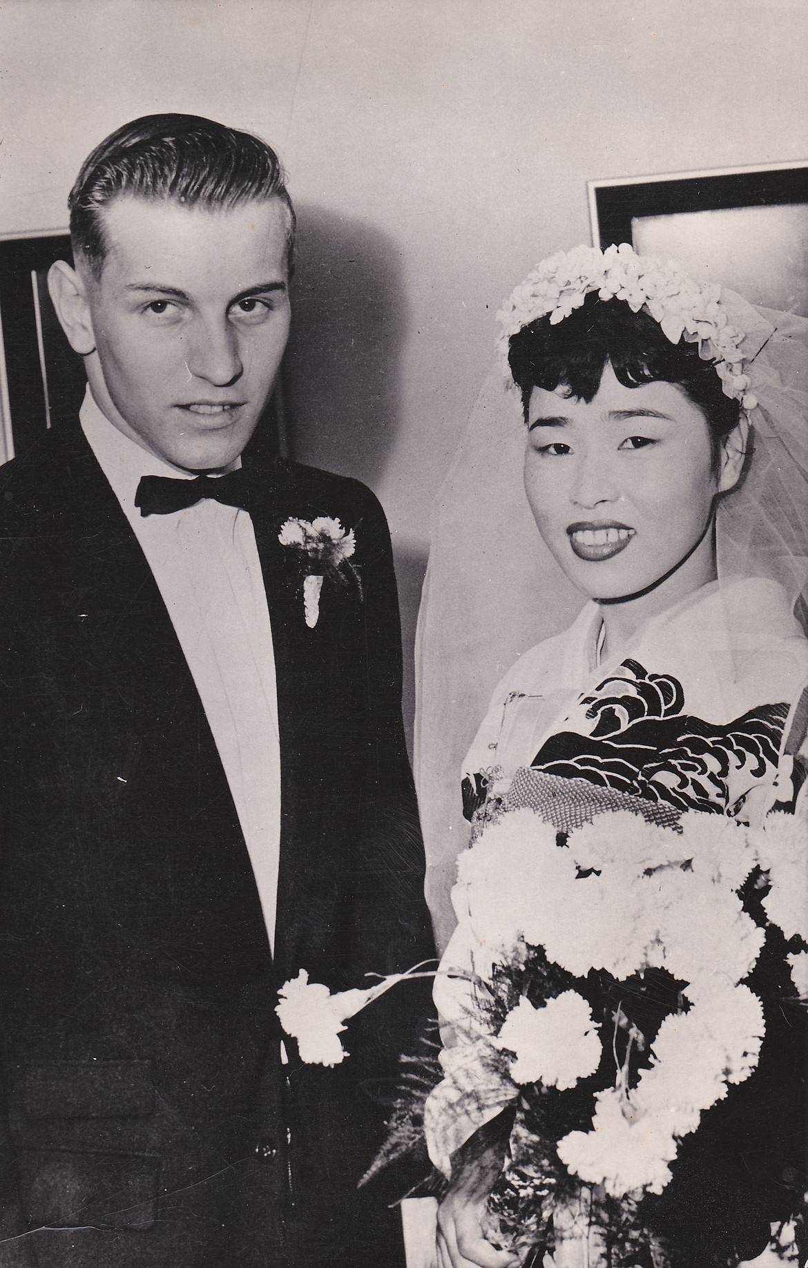 Dale Burk brought his bride, Wakako, to Trego after being stationed by the U.S. Navy in Tokyo. Wakako, known as Katie, worked at the Elks Lodge in Kalispell for 35 years. (Photos courtesy of Kathleen Burk)