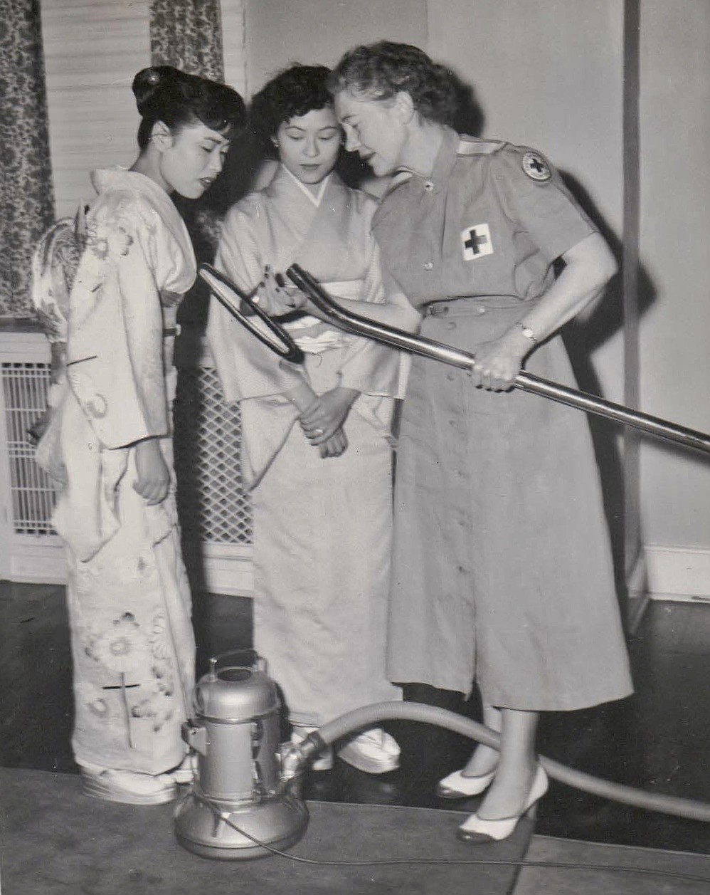 The American Red Cross created “Bride Schools” to teach Japanese women how to be an “American” wife and mother. (Photo courtesy of Kathleen Burk)