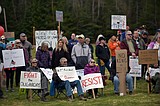 PHOTOS: Whitefish rally protests Trump administration