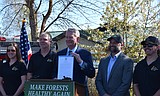 Idaho governor signs 'Make Forests Healthy Again Act' in Coeur d'Alene