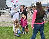 Easter Bunny makes the rounds Saturday