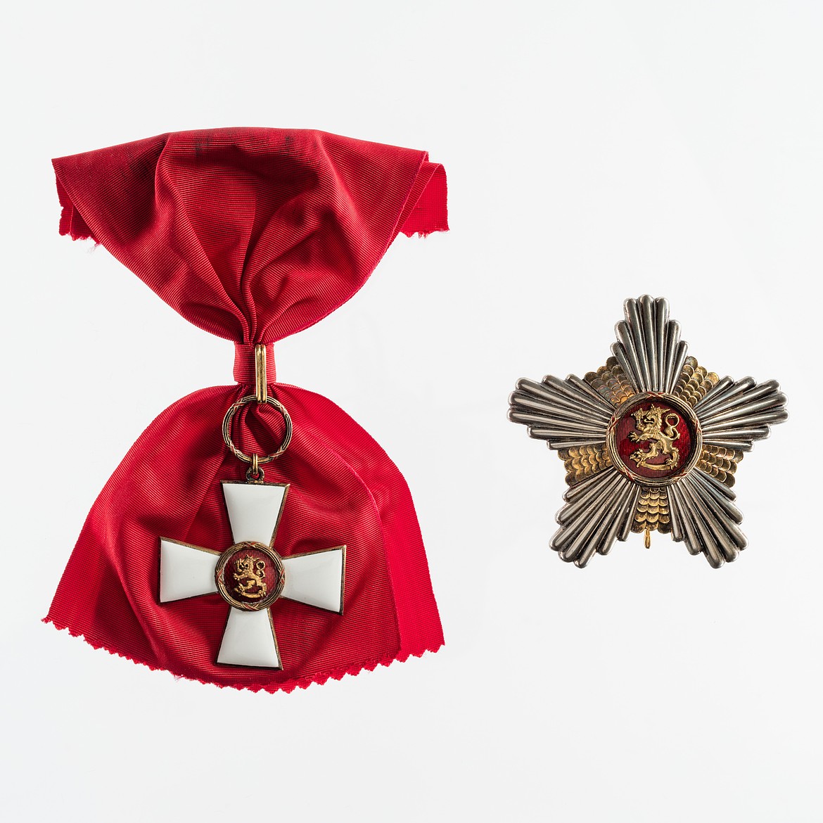 The Order of the Lion of Finland was created in 1942 when Finland was at war with the Soviet Union, in order to allow both Finnish and foreign nationals to be honored for their contributions to the country.