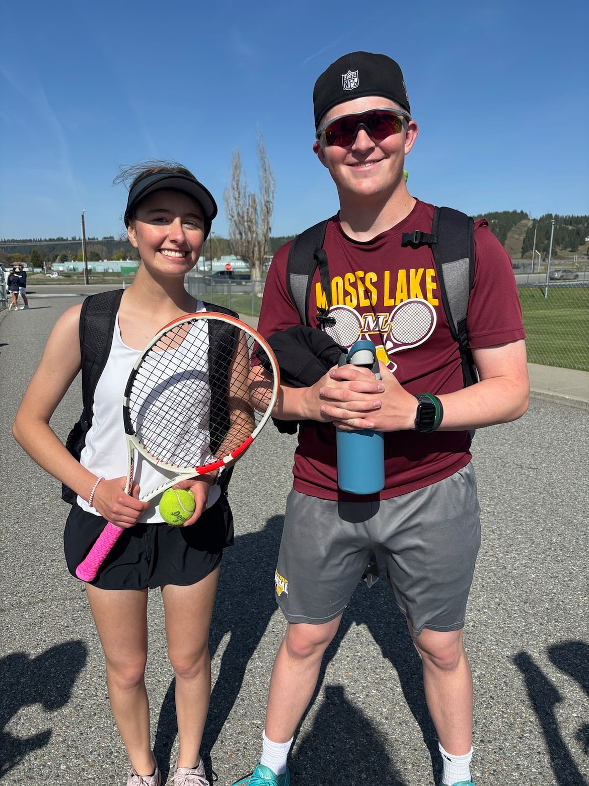 The Mavs’ second mixed doubles team was Kalei Bruce and Colin Stanberry.